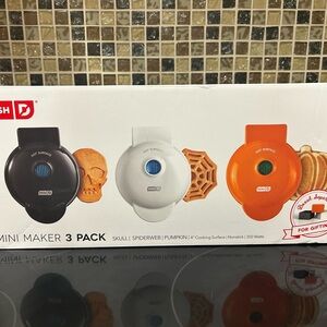 Dash Mini Maker 3 Pack - Black, White, Orange